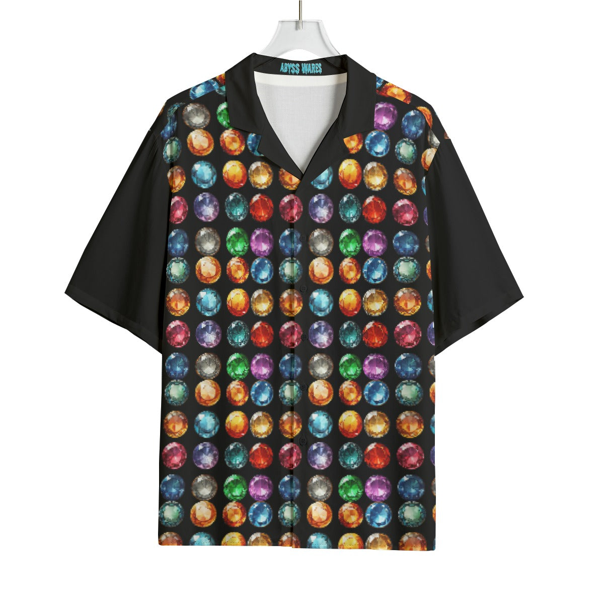 8bit Gem Master Bowling Shirt Retro Pixel Art