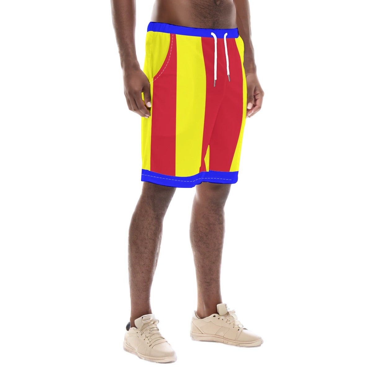 Primary Contrary Pal Stripe Gym Clown Shorts