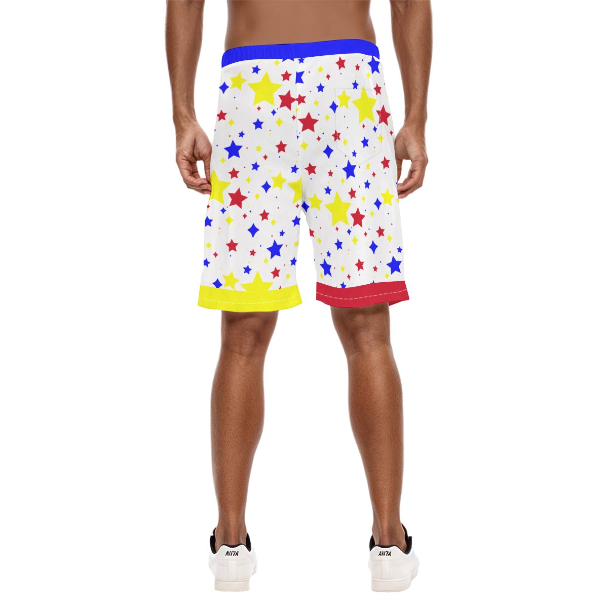 Clown Star Knee-Length Gym Shorts
