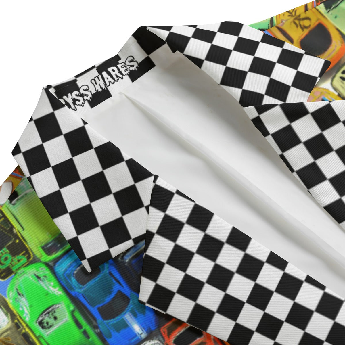 Car-nival Race Car Derby Clown Suit Coat
