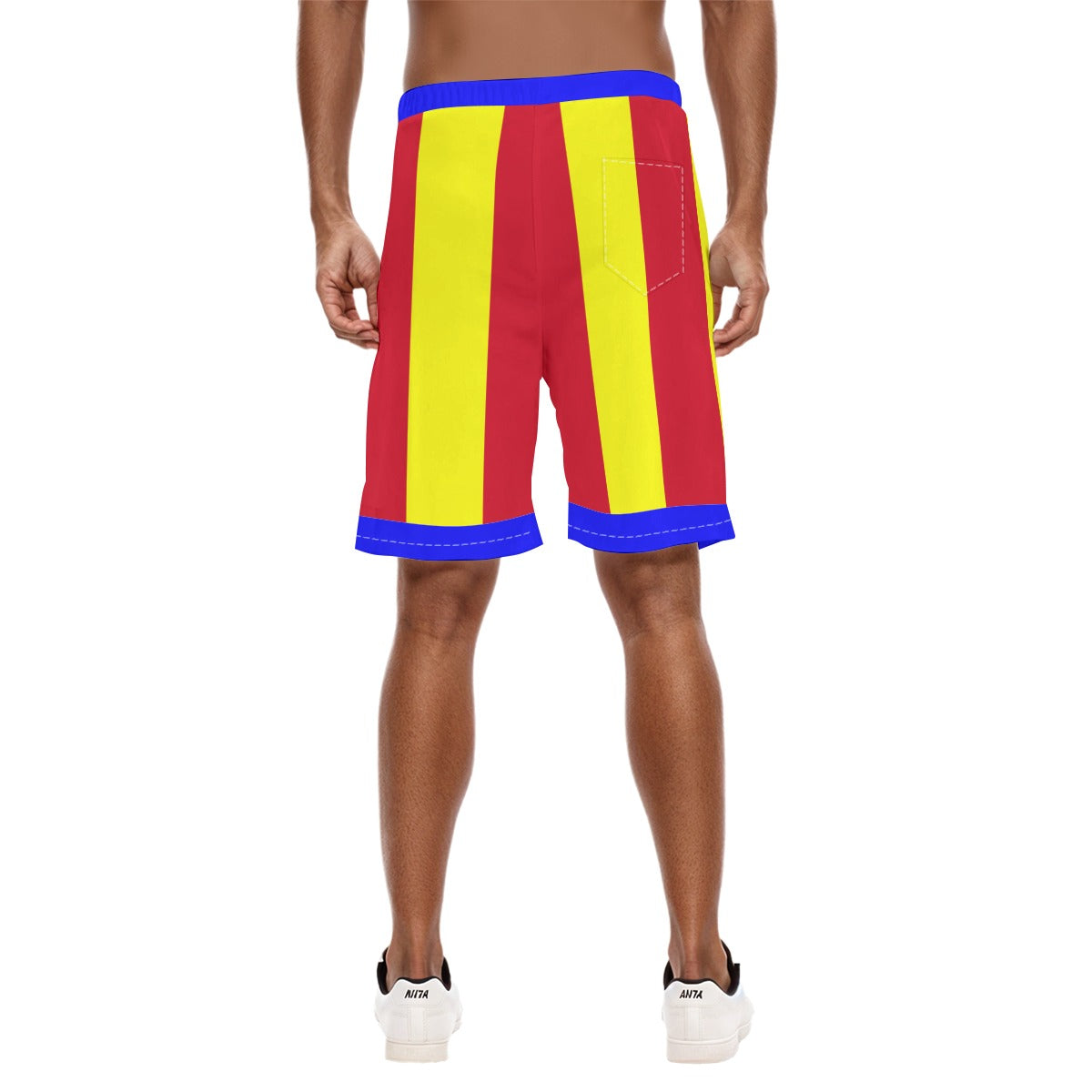 Primary Contrary Pal Stripe Gym Clown Shorts