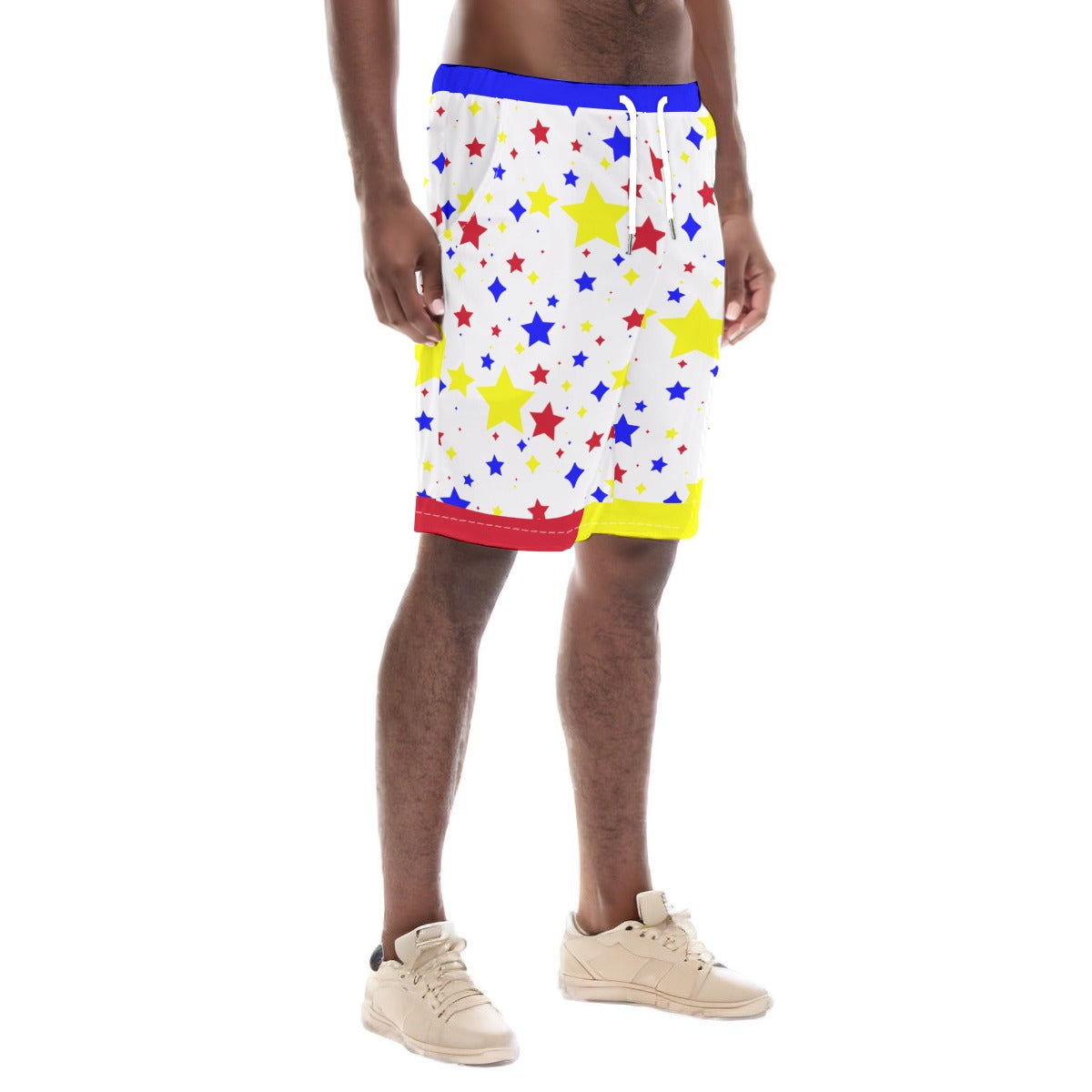 Clown Star Knee-Length Gym Shorts
