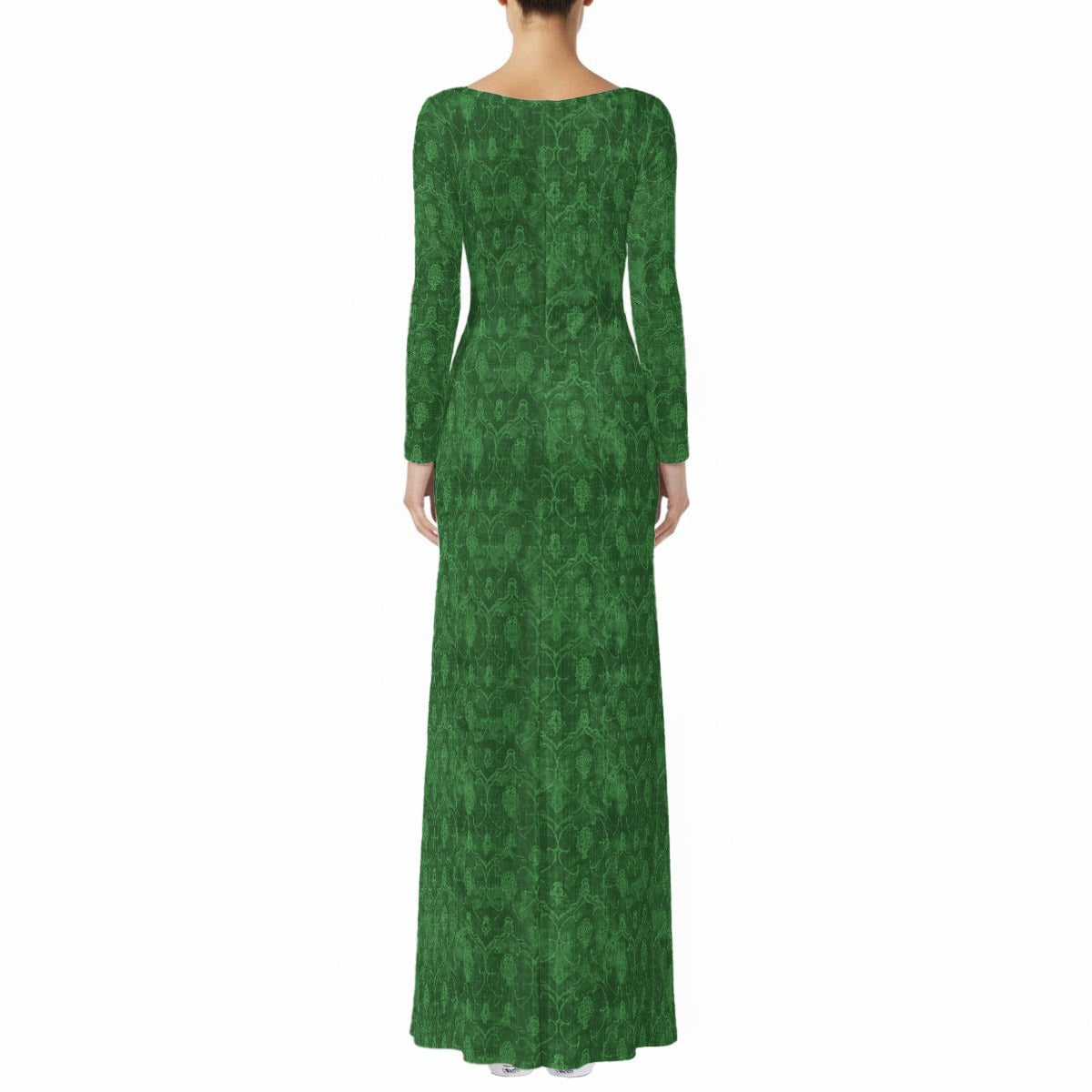 Emerald Solstice Green Velvet Dress