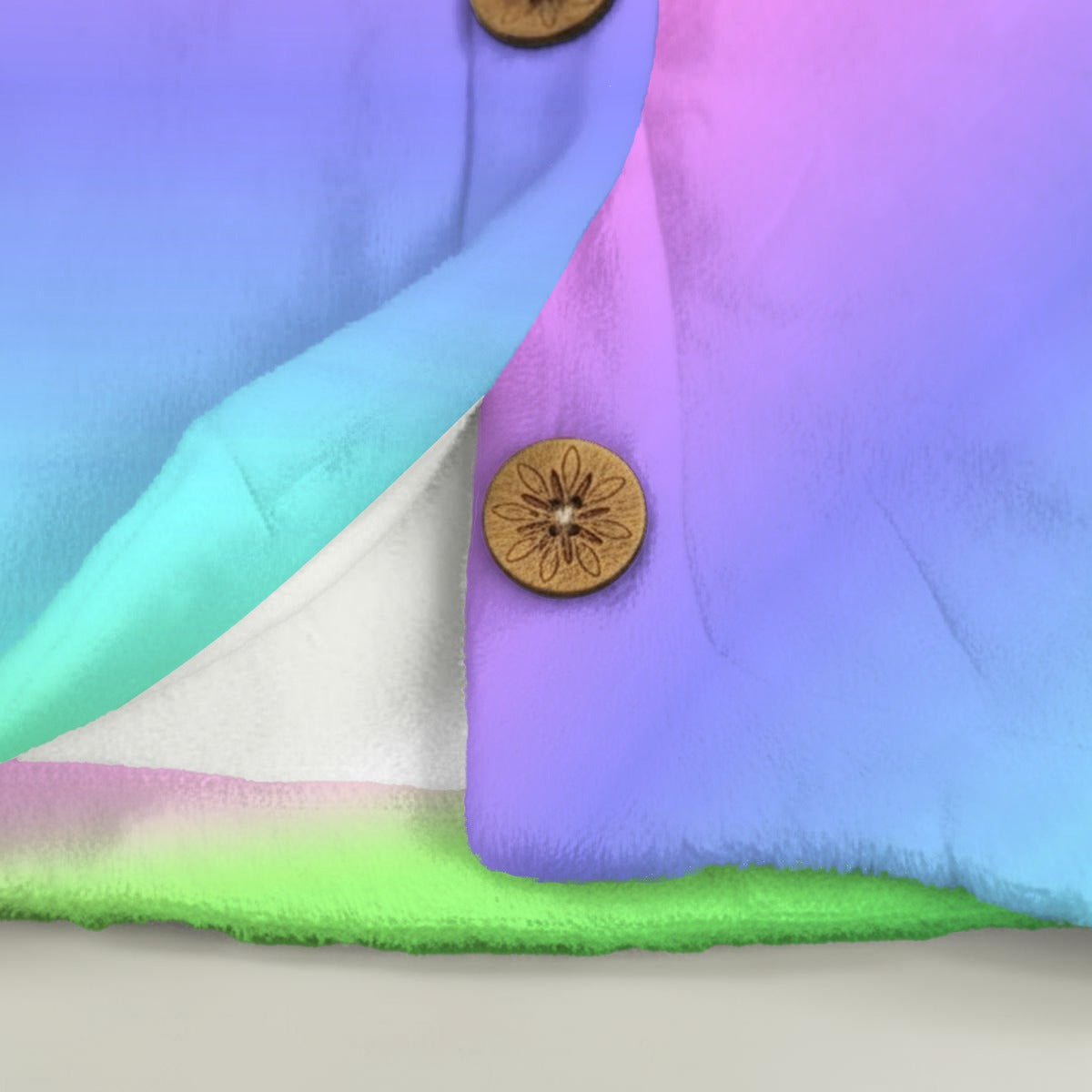 Gentle Rainbow Cat Ear Hoodie