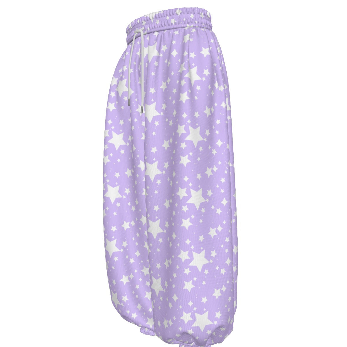 Yume Lavender Stardust Baggy Clown Pants