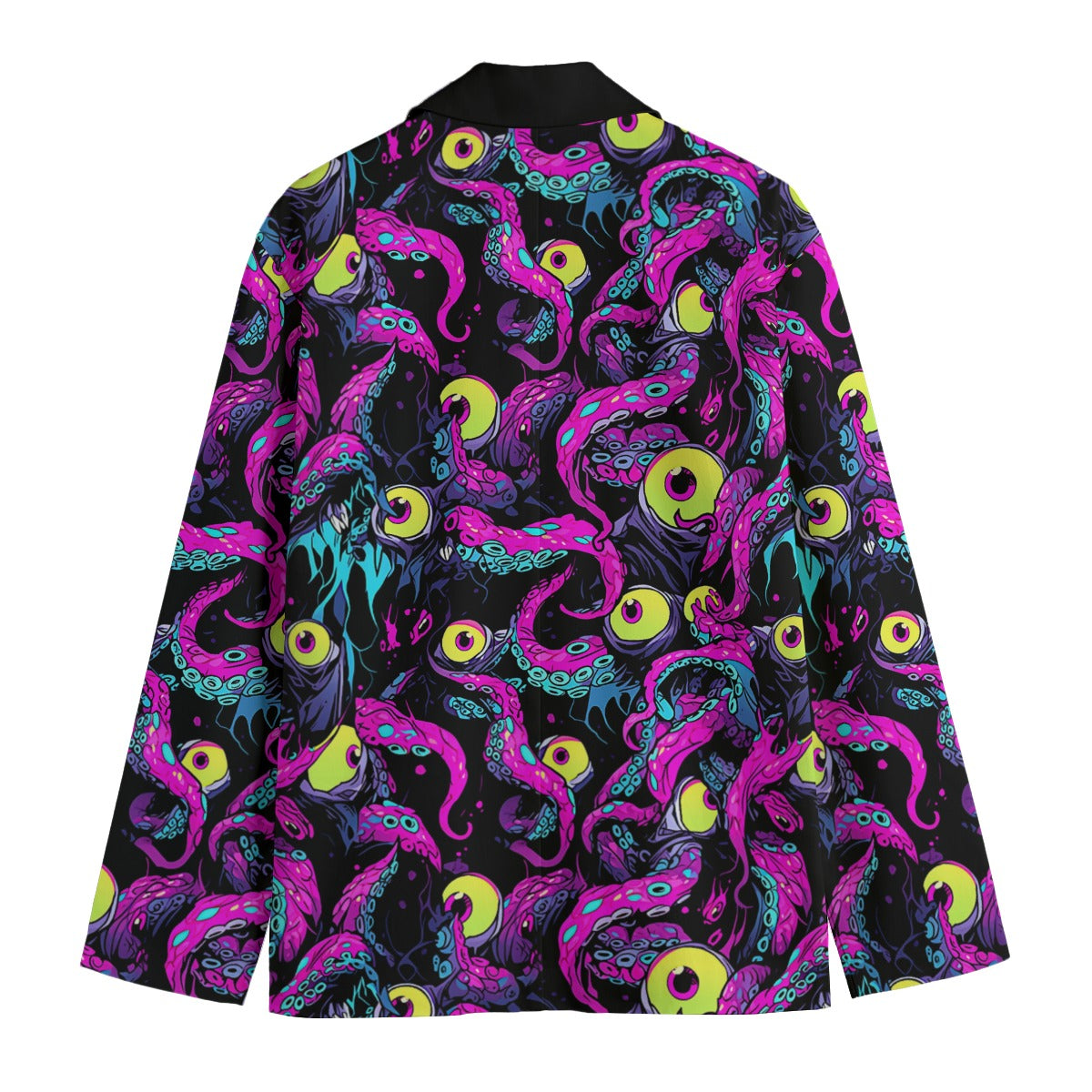 Shoggy Suit Coat Eyeball Tentacle Weird Stuff Alt Suit Jacket