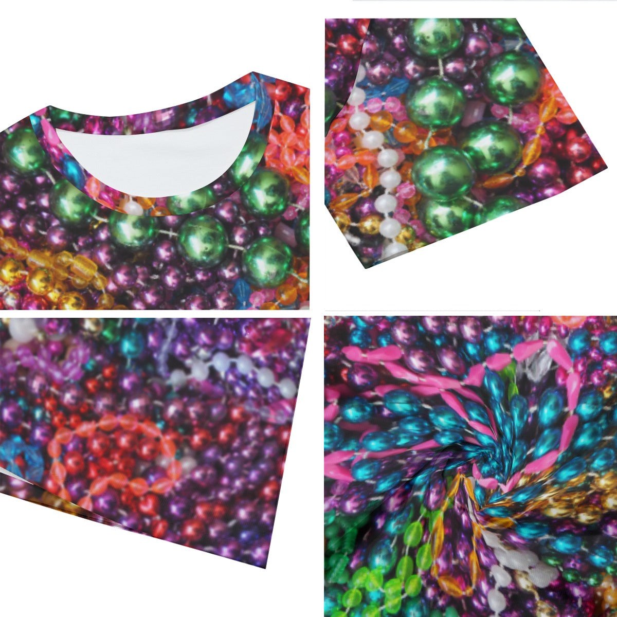 Mardi Gras Beads Tshirt