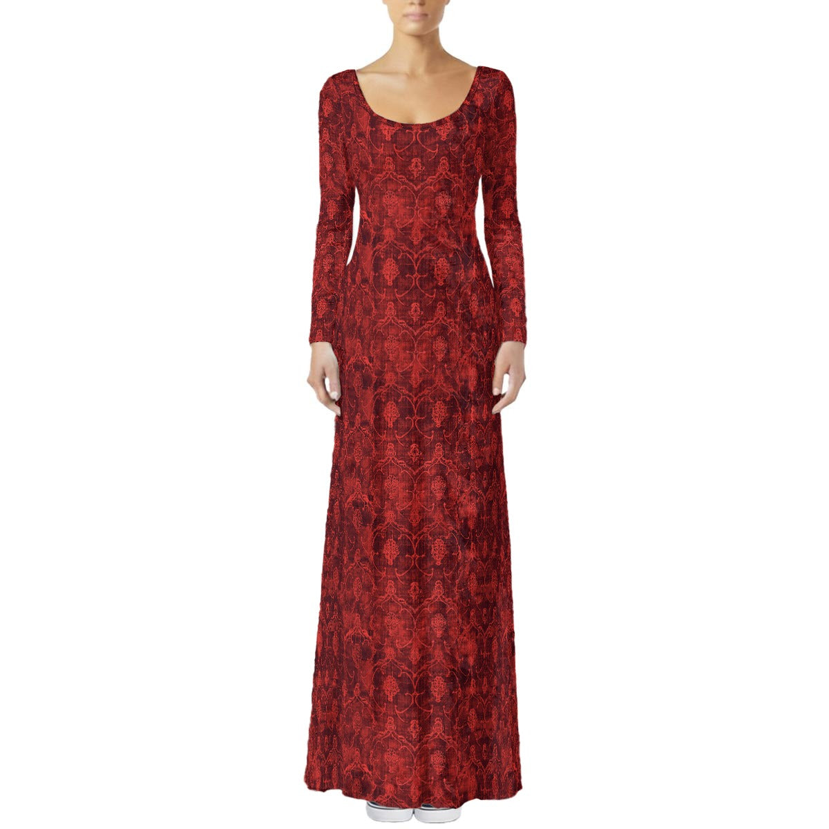 Ruby Radiance Red Velvet Dress