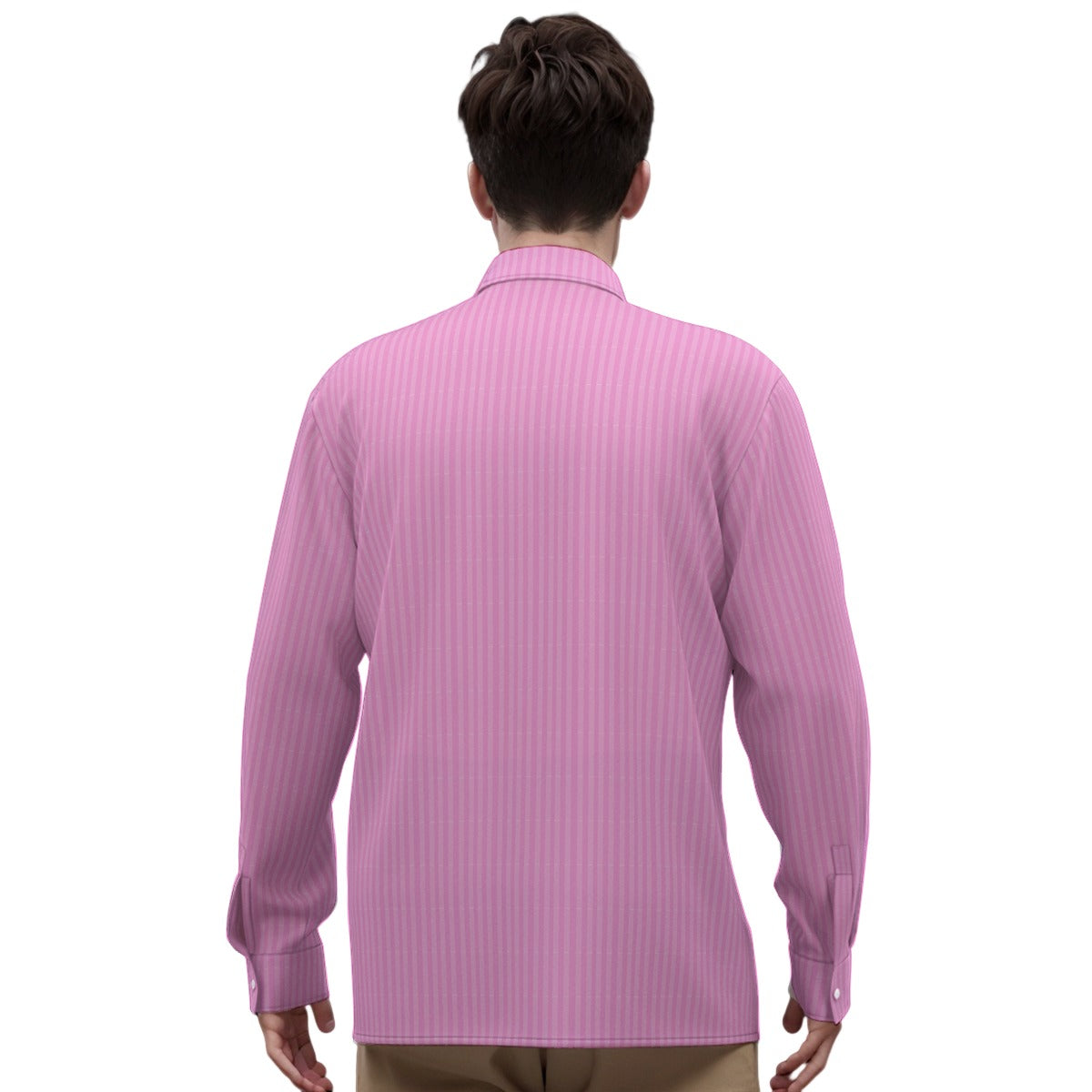 Fizzy Pink Pinstripe Satin Shirt