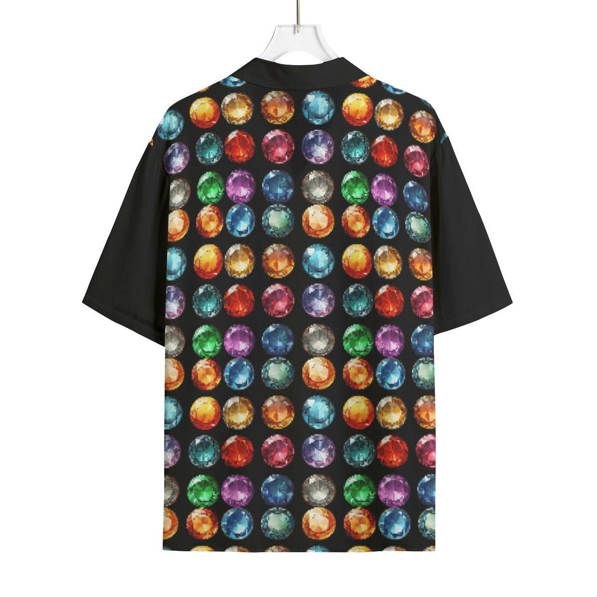 8bit Gem Master Bowling Shirt Retro Pixel Art