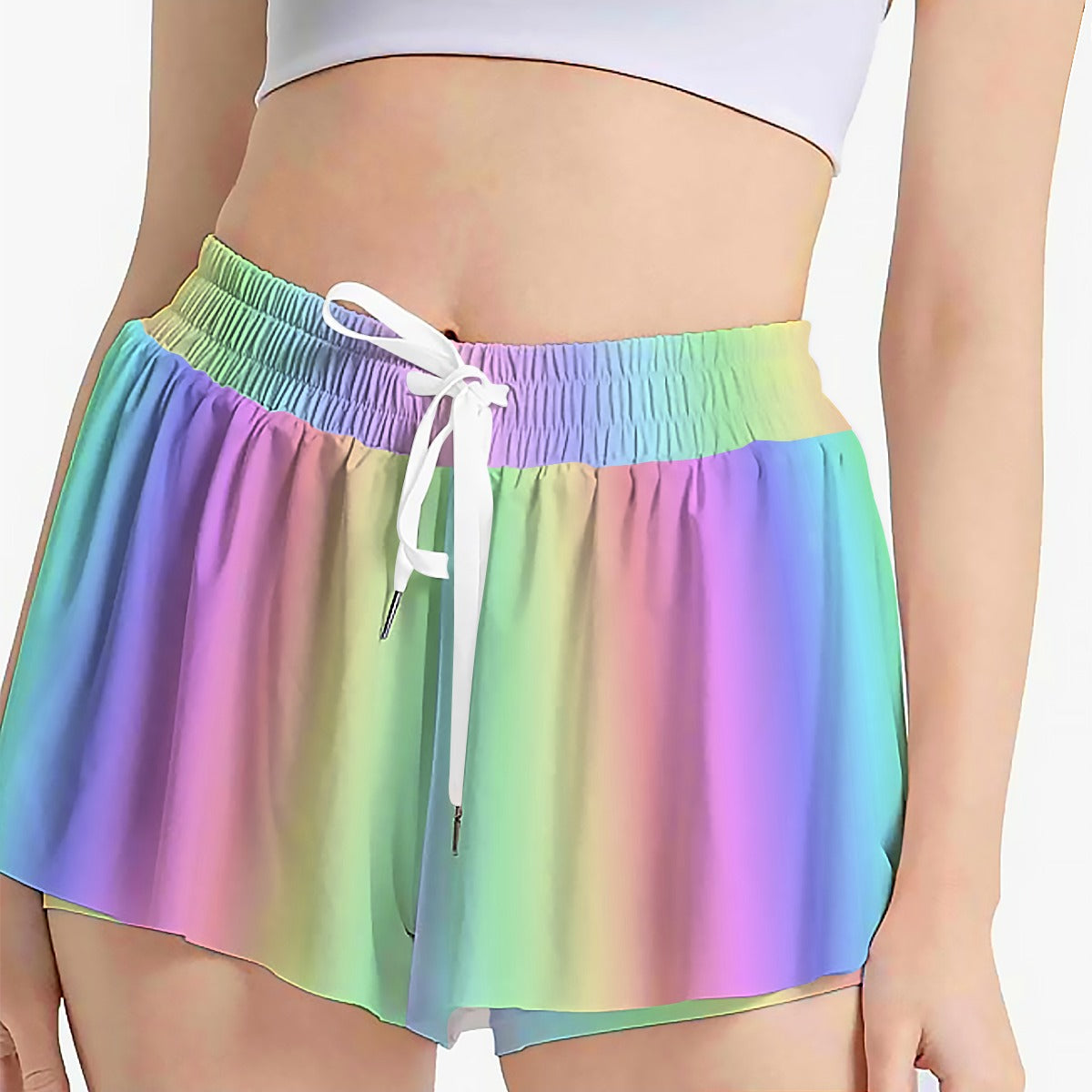 Gentle Rainbow Womens Skort