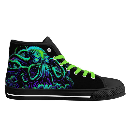 Cthulhu Delulu Sneakers weirdcore Streetwear High Tops