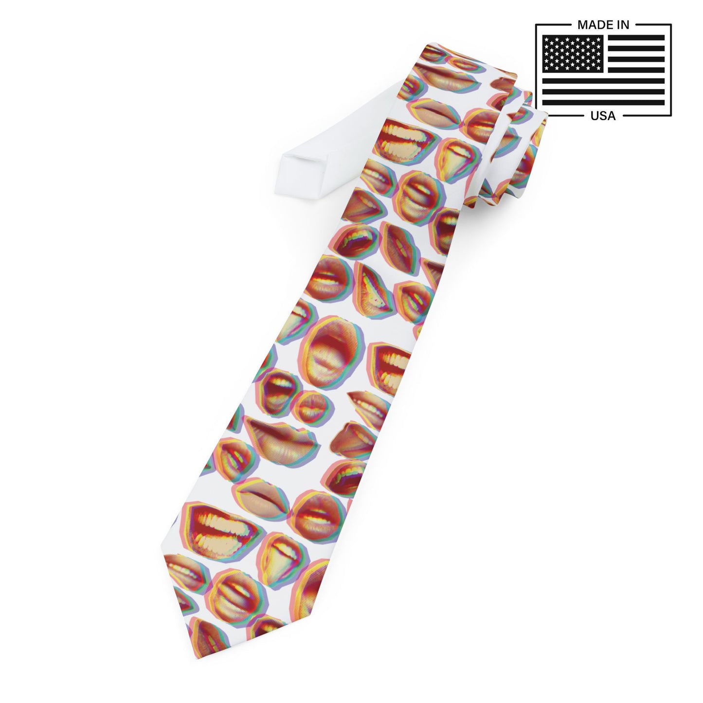Mouthy Glitch Weirdcore Necktie