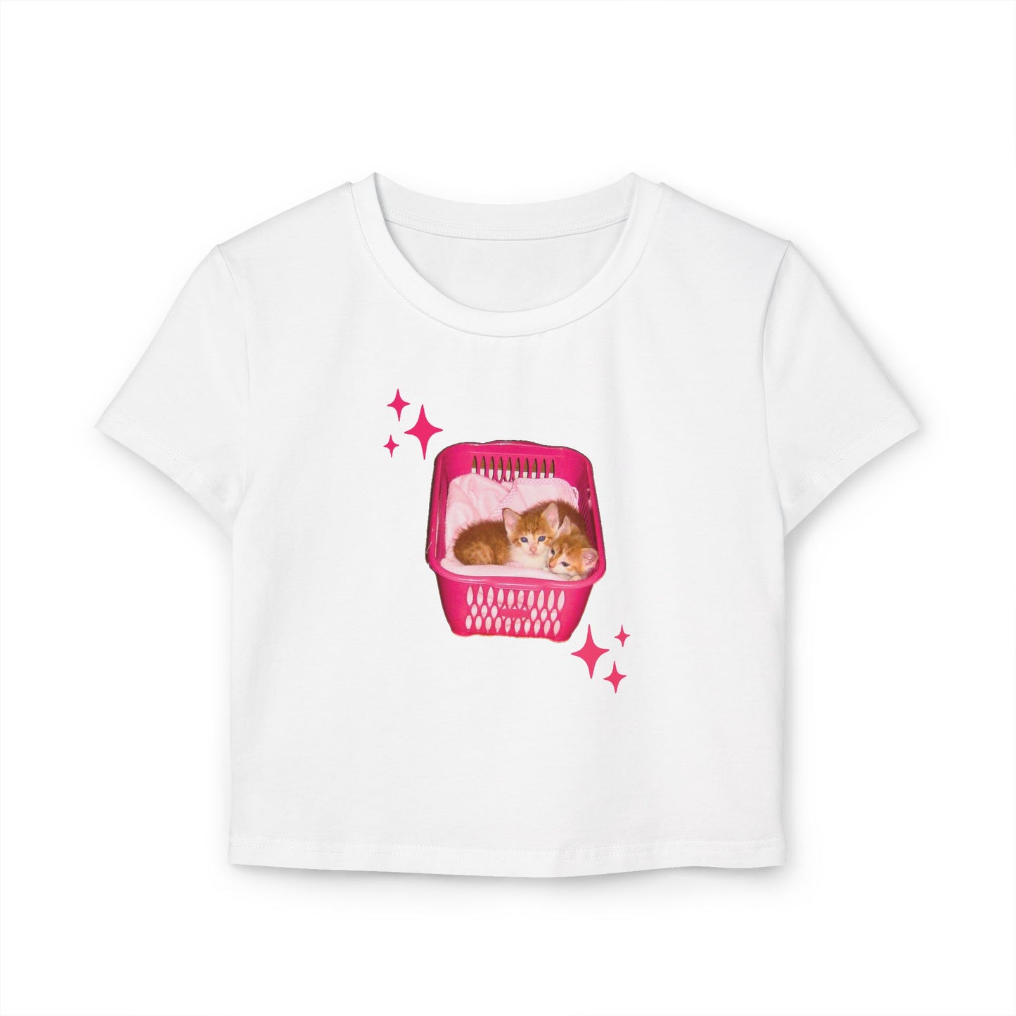 Kittens In A Basket Baby Tee