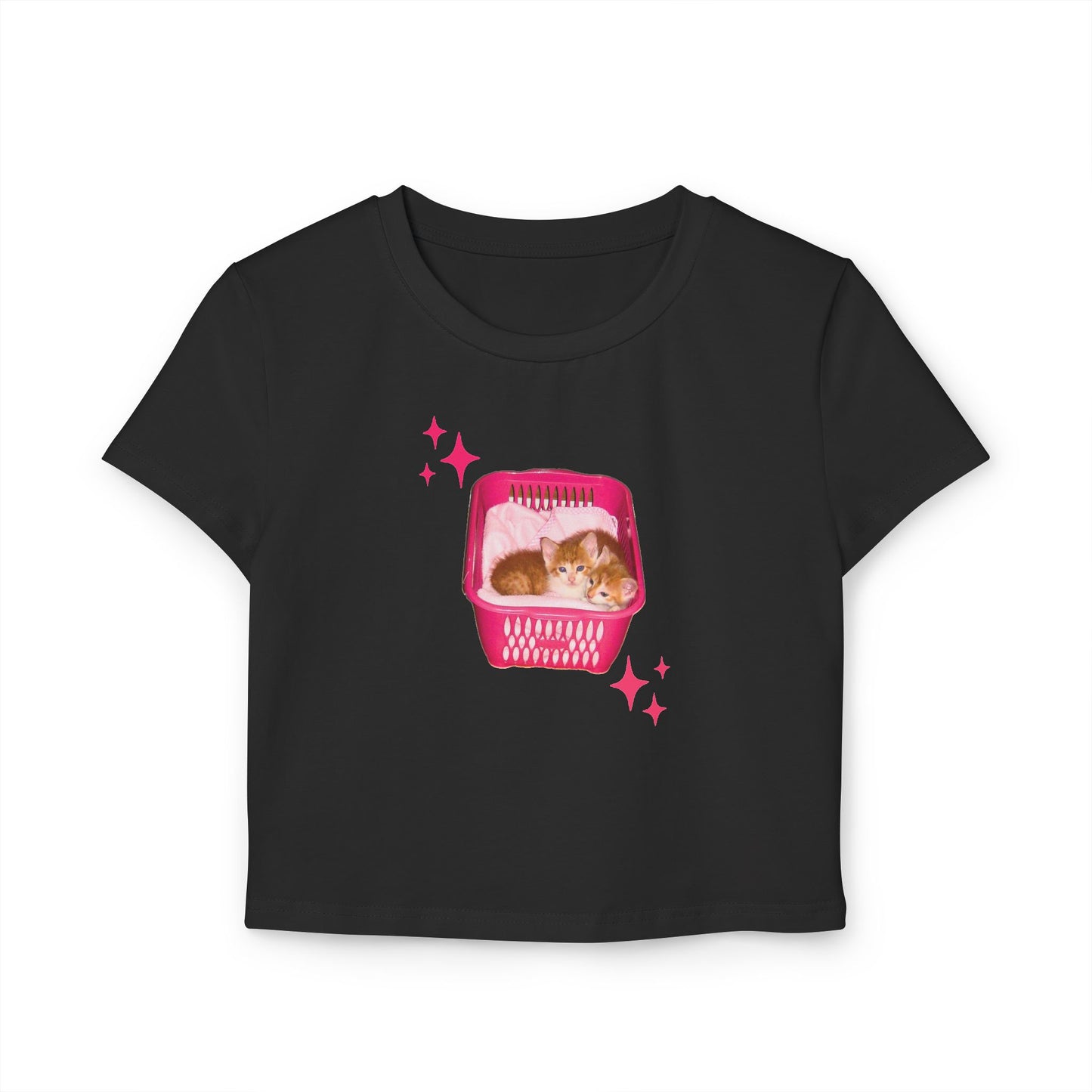 Kittens In A Basket Baby Tee