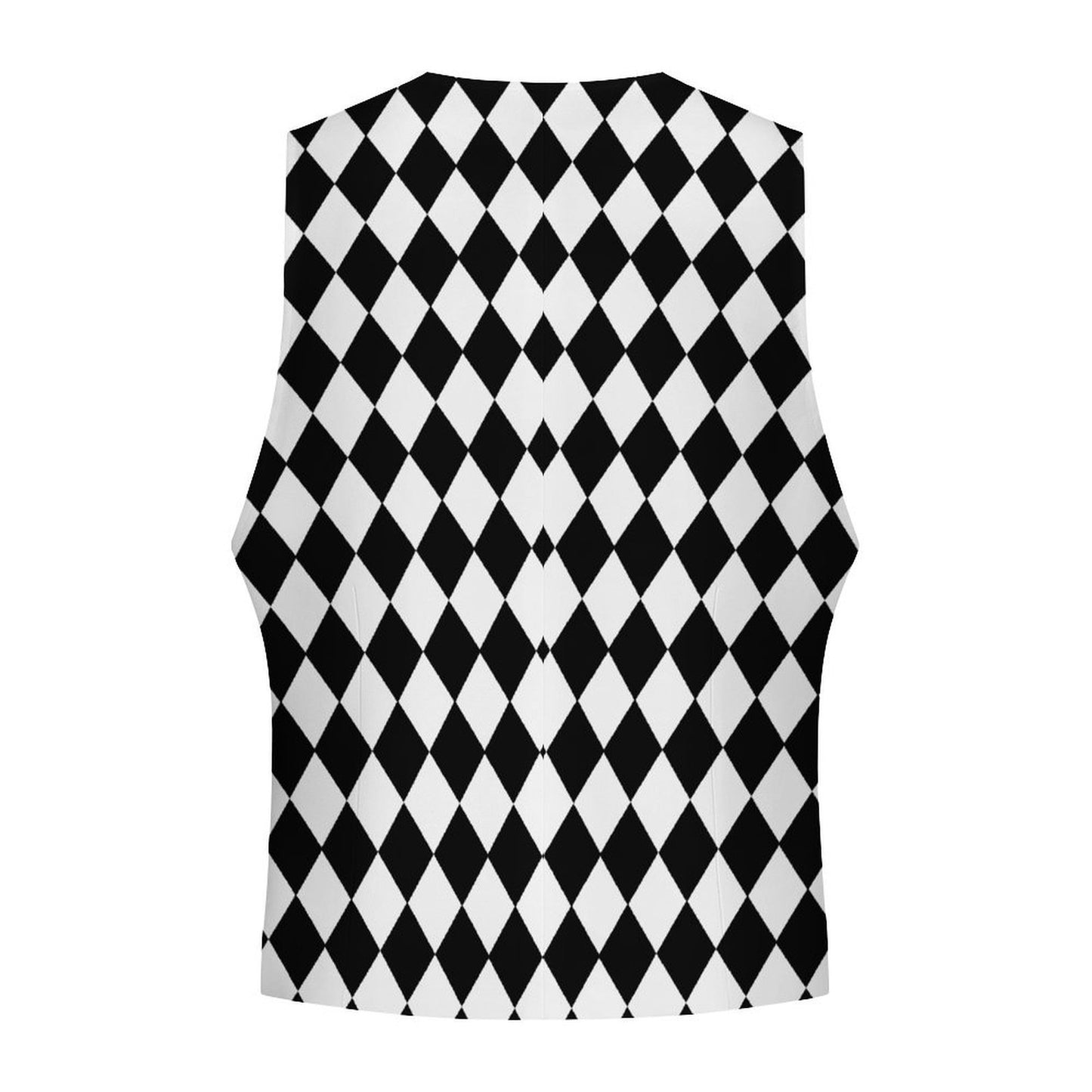 Harlekin Pierrot Narrenweste Herren-Fancy-Weste