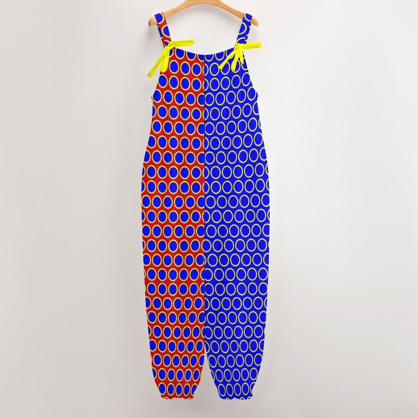 Clown Hoops Jumpsuit Sleeveless Clown Suit