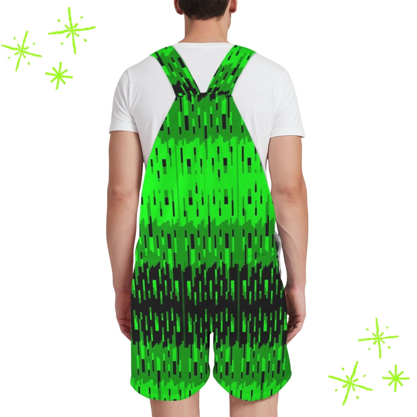 404 Cyberpunk Shortie Overalls