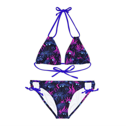 Purple Lurker Kraken String Bikini 2pc Set