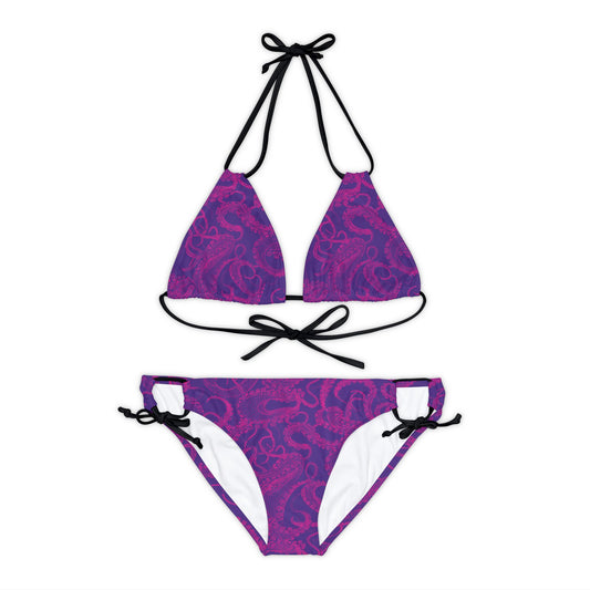 Sea Witch Goth Bikini Set in Ursula Purple Two-piece Swimsuit