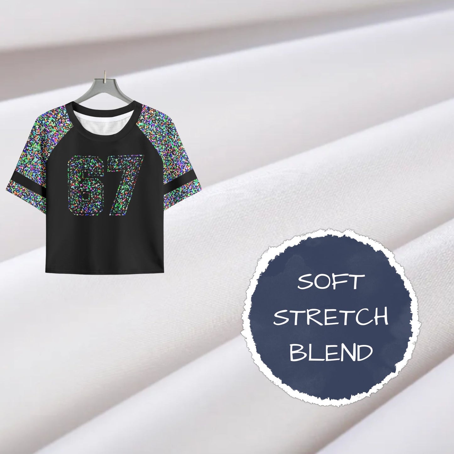 67 Brainrot Crop Top