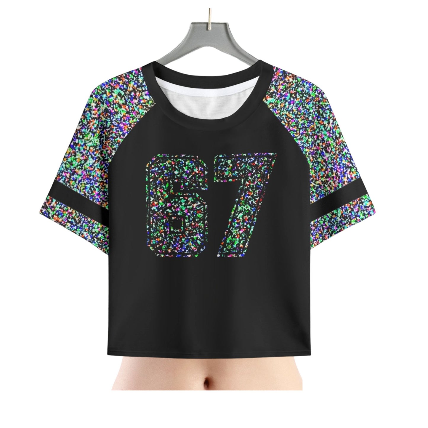 67 Brainrot Crop Top