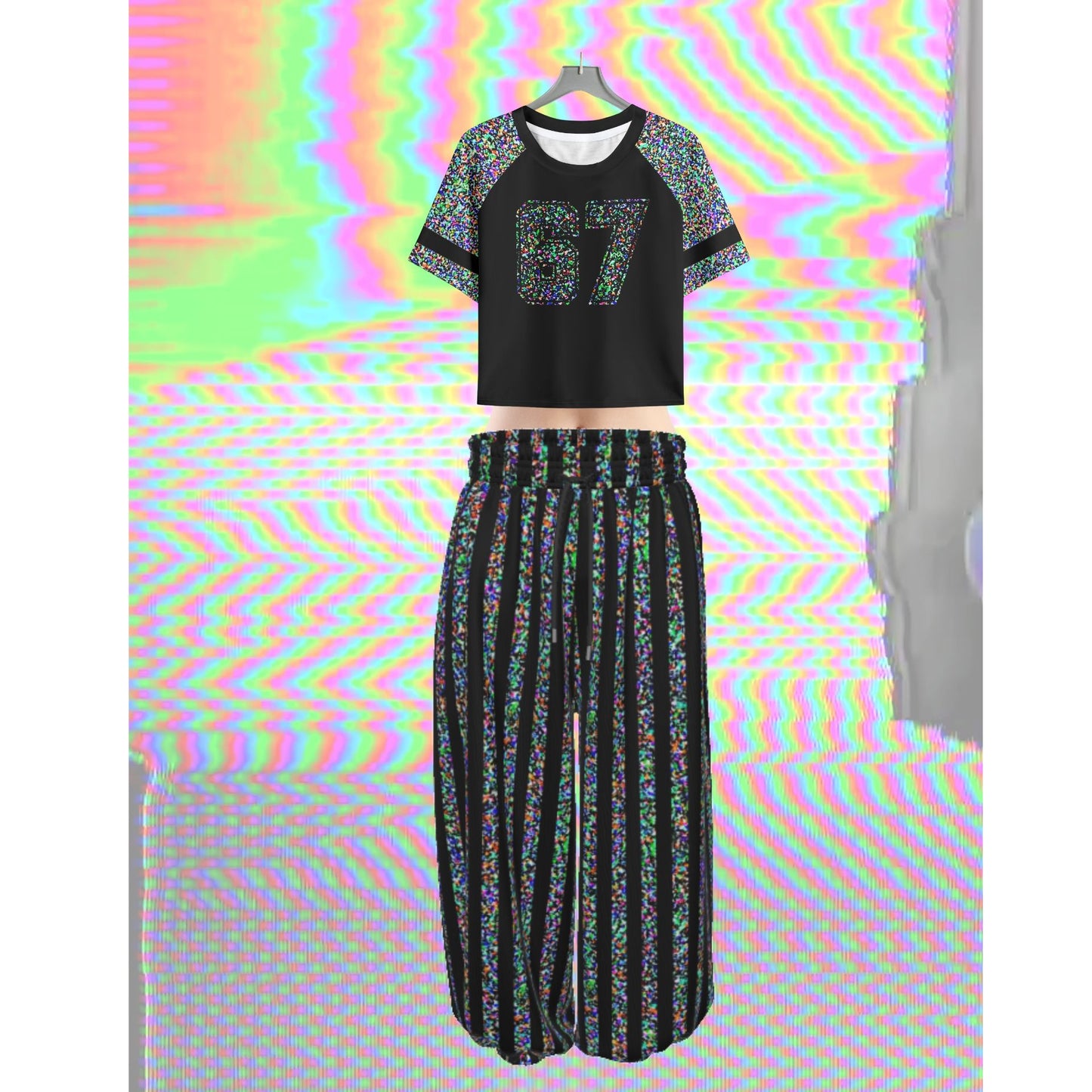 67 Brainrot Crop Top