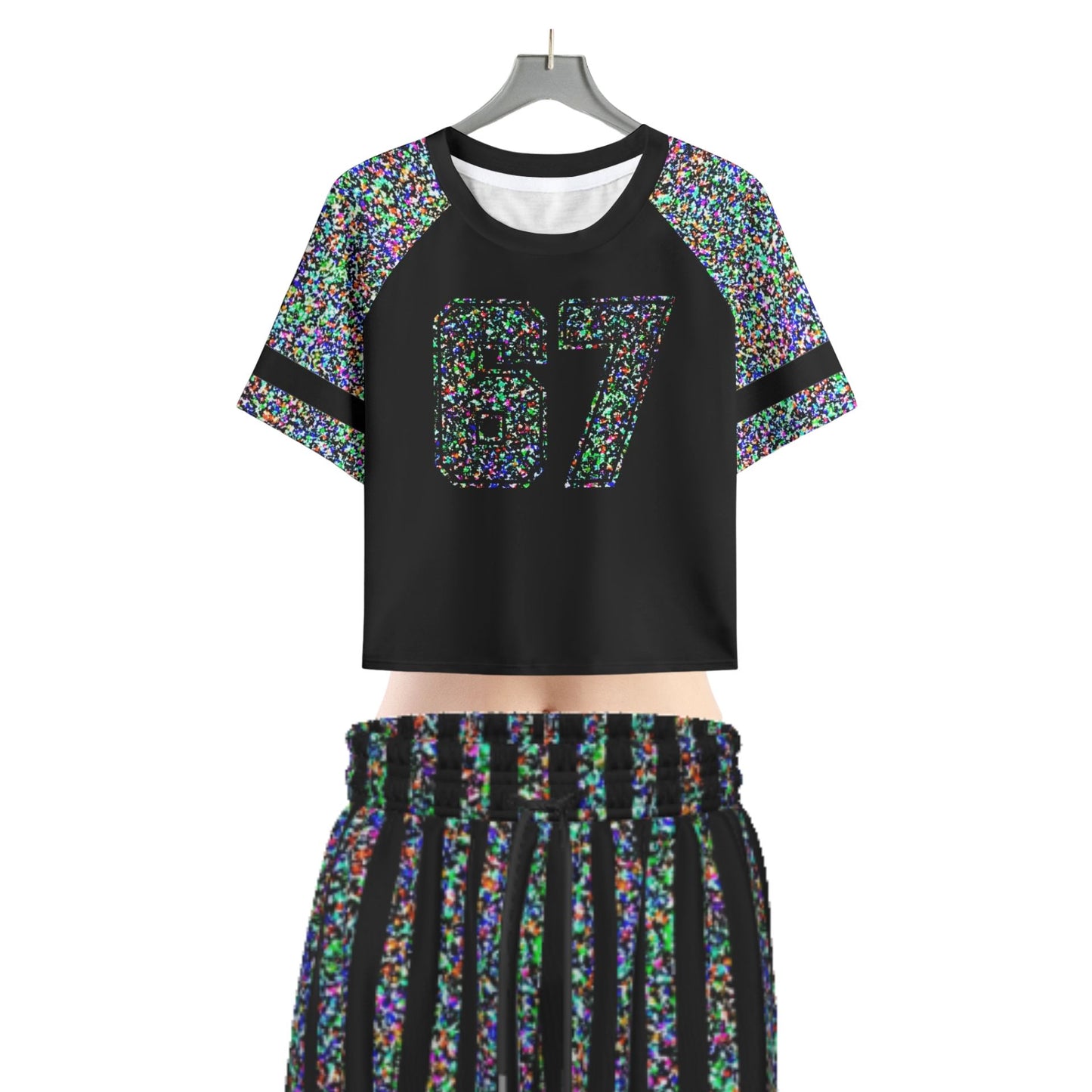 67 Brainrot Crop Top
