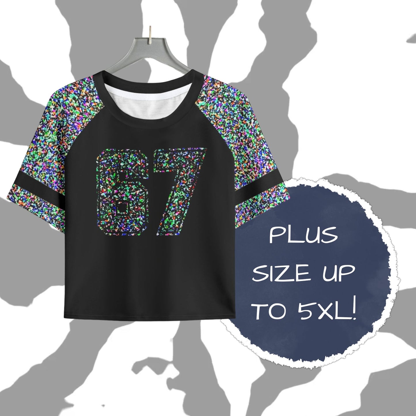 67 Brainrot Crop Top