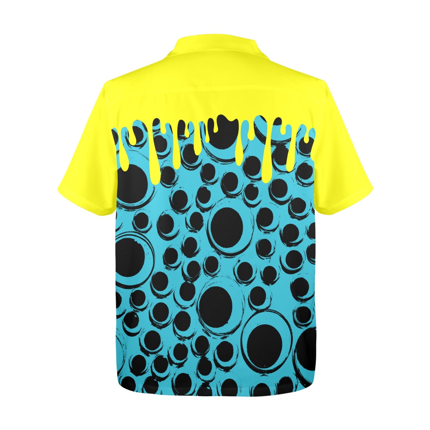 Drippy Zine Eyeball Men's Buttonup