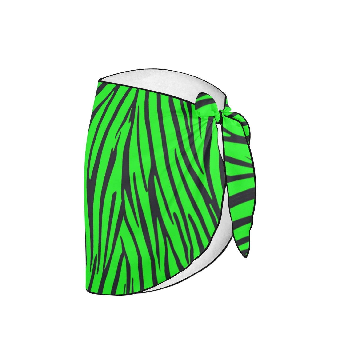 Cyber Tiger Beach Sarong Wrap