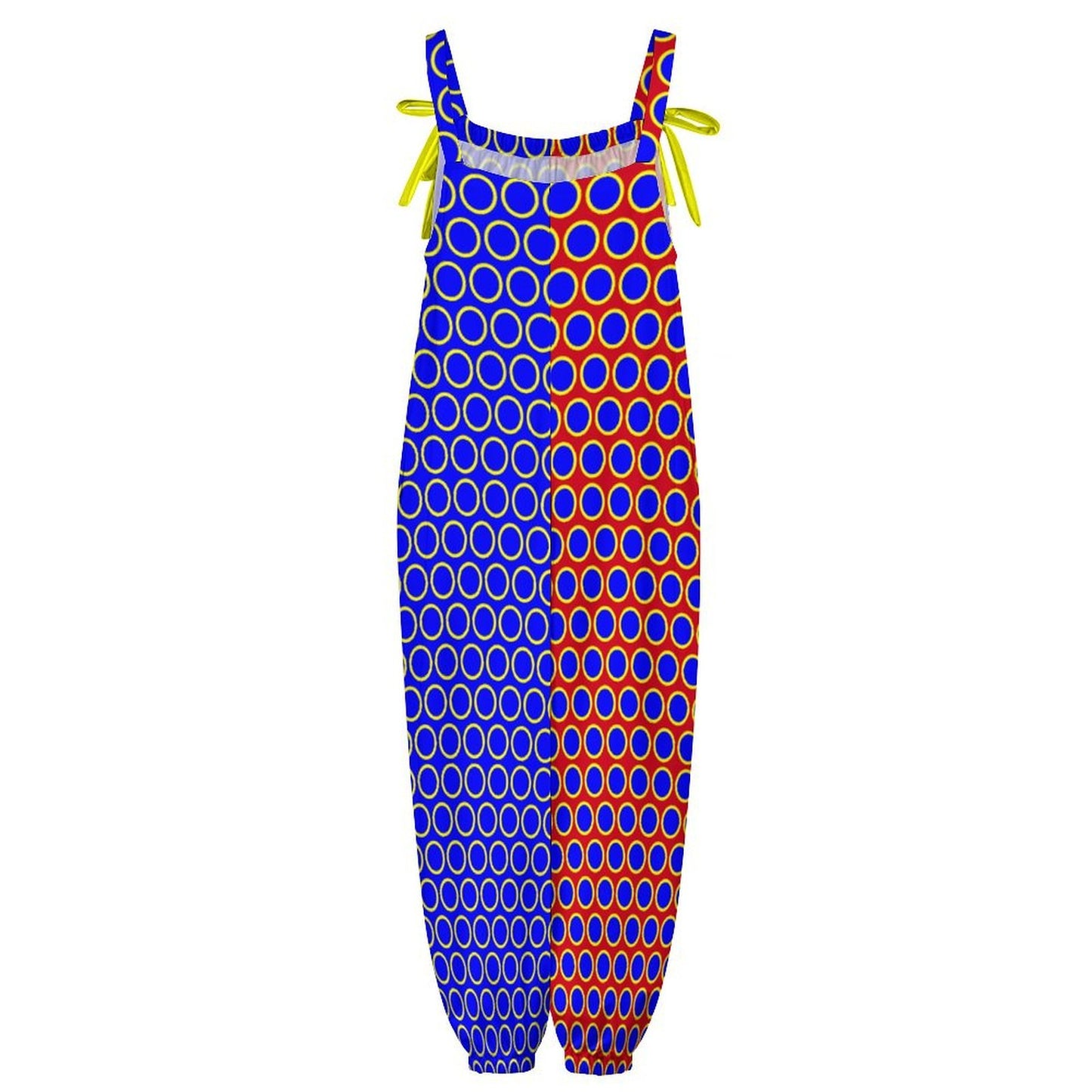 Clown Hoops Jumpsuit Sleeveless Clown Suit
