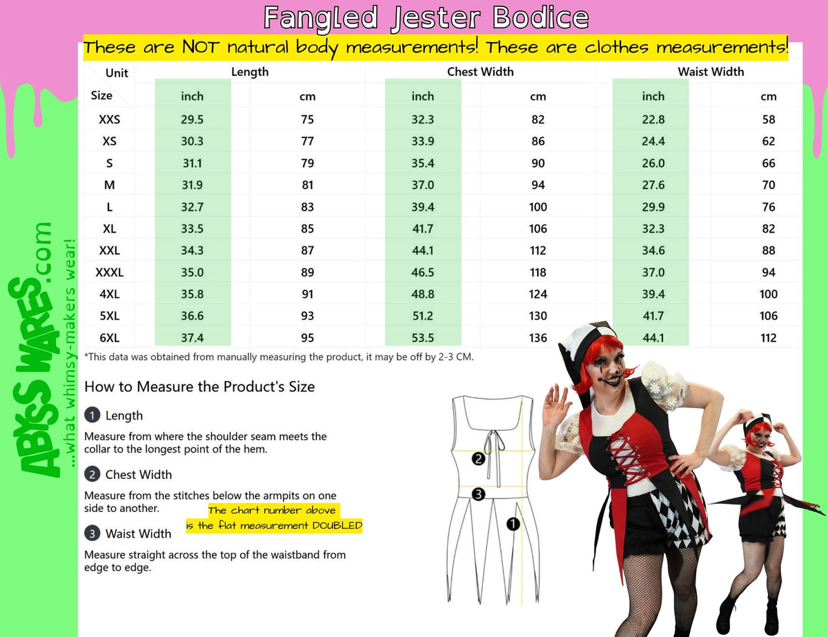 Fangled Bodice Check Black White Jester Bustier Corset Vest