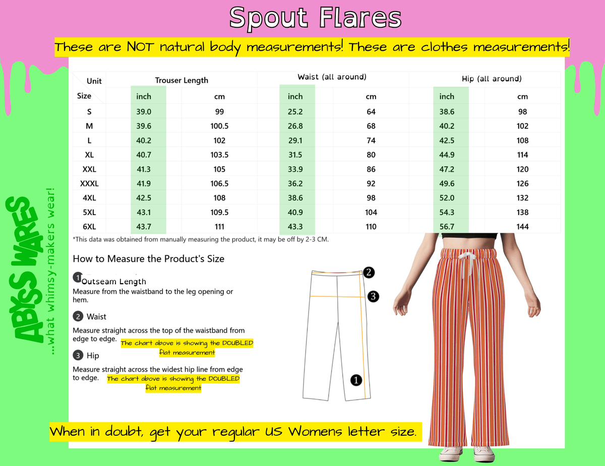Spout Flares Checker Black and White Bellbottoms Clown Pants