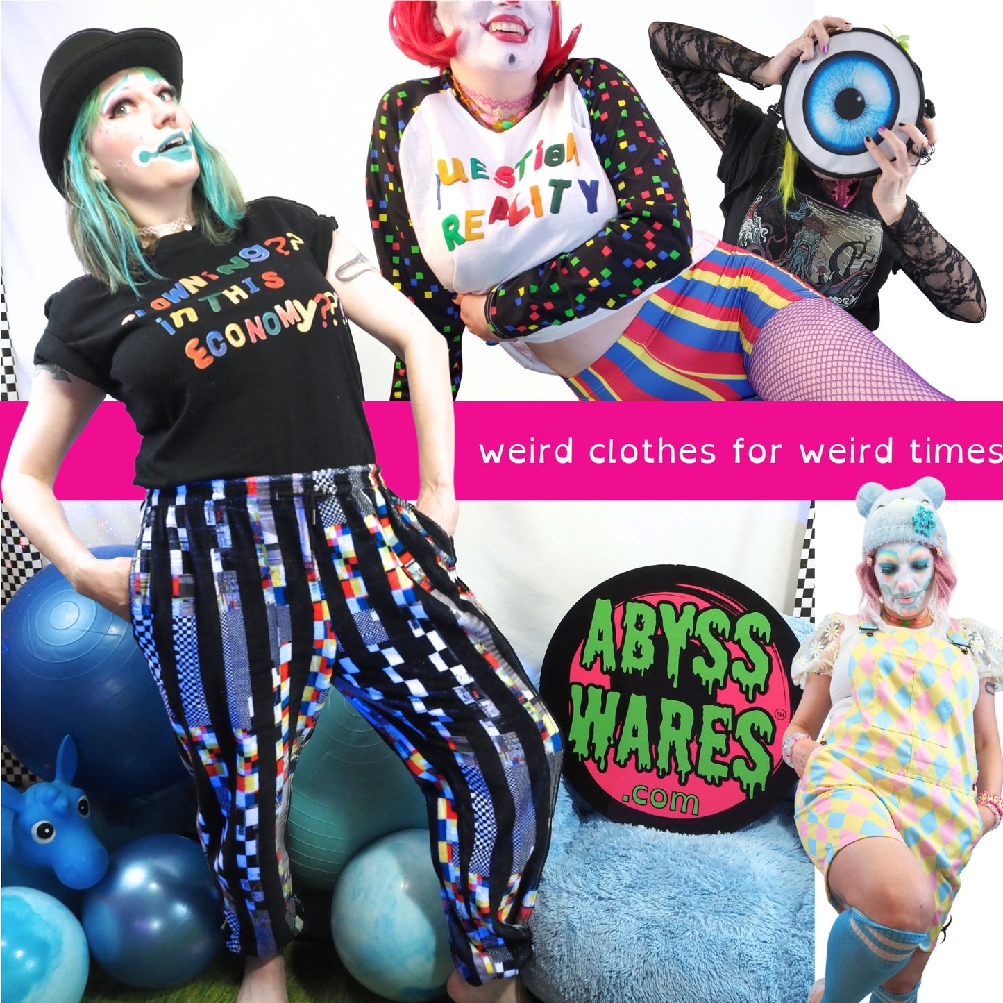 Glitch Stripe Furry Lounge Pants