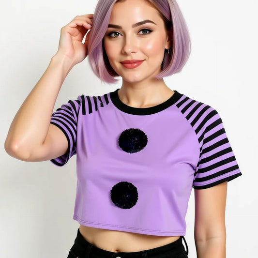 Amethyst Circus Crop Top