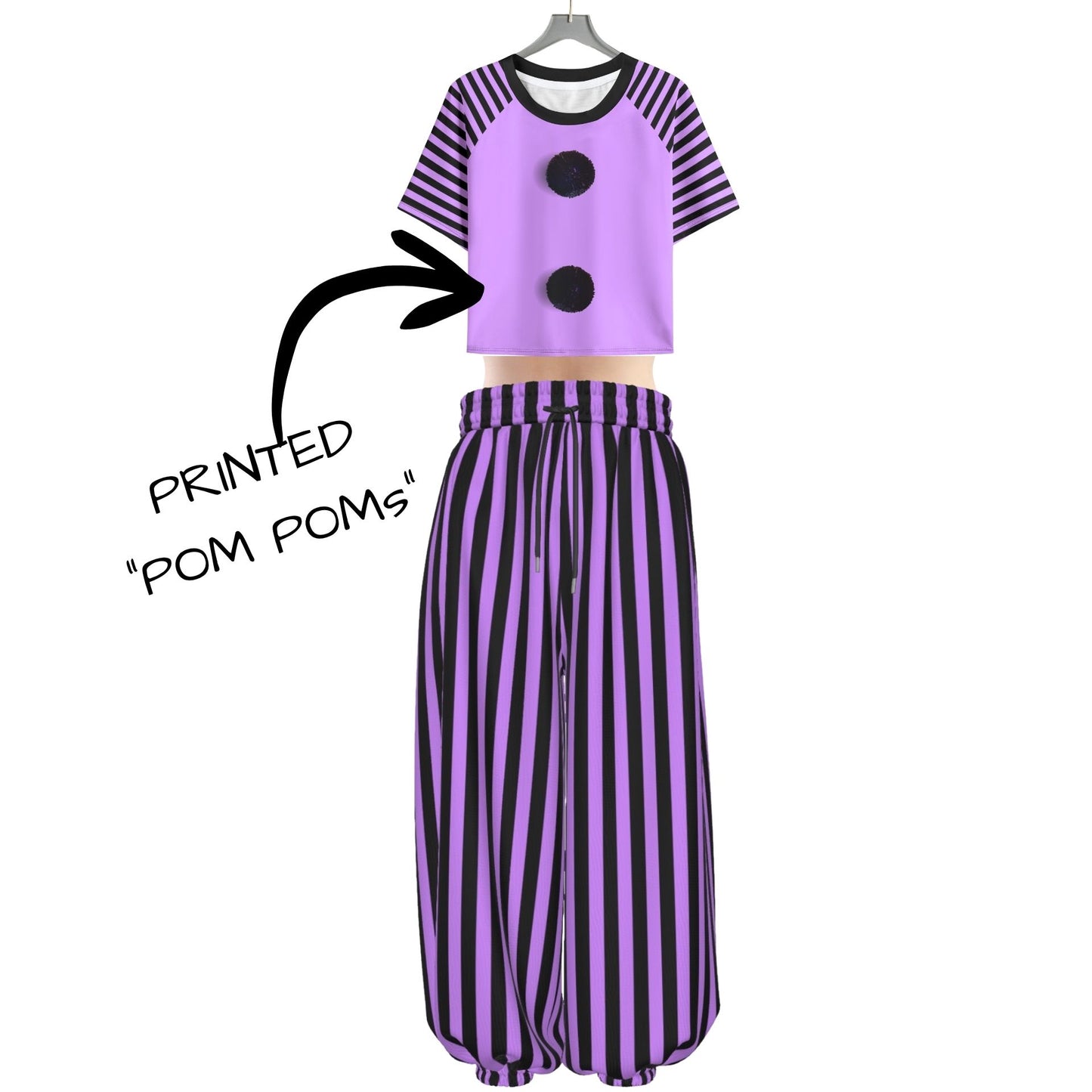 Amethyst Circus Crop Top