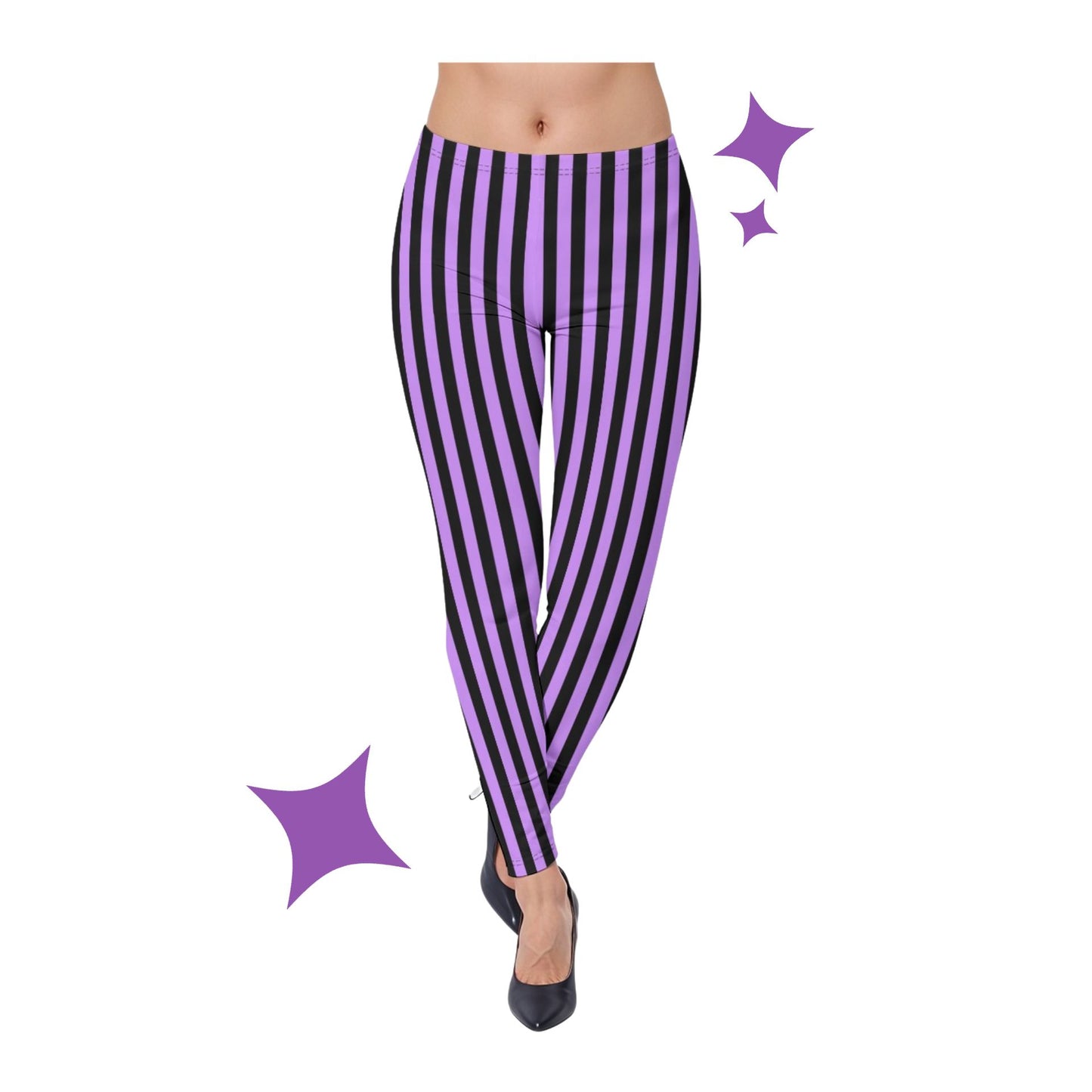 Amethyst Circus Stripe Leggings