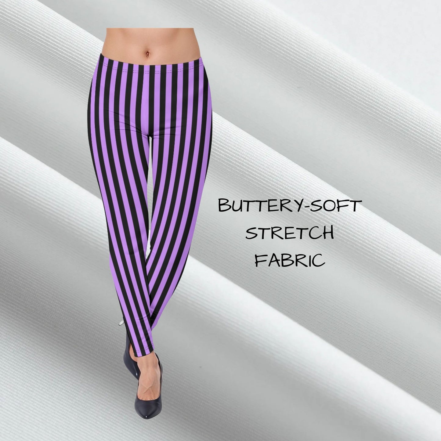 Amethyst Circus Stripe Leggings