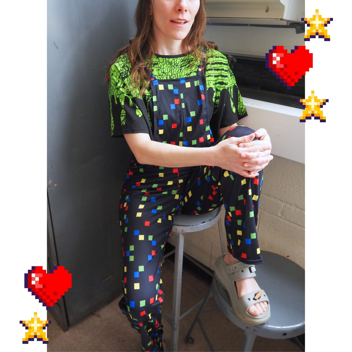 Monos Arcade Pixels Kidcore