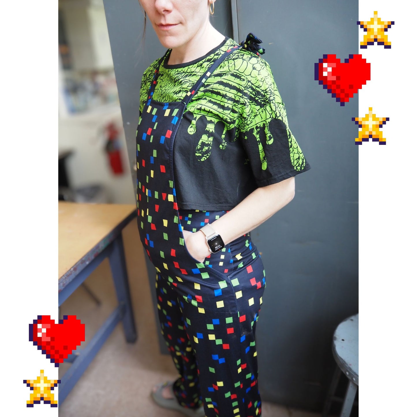 Monos Arcade Pixels Kidcore