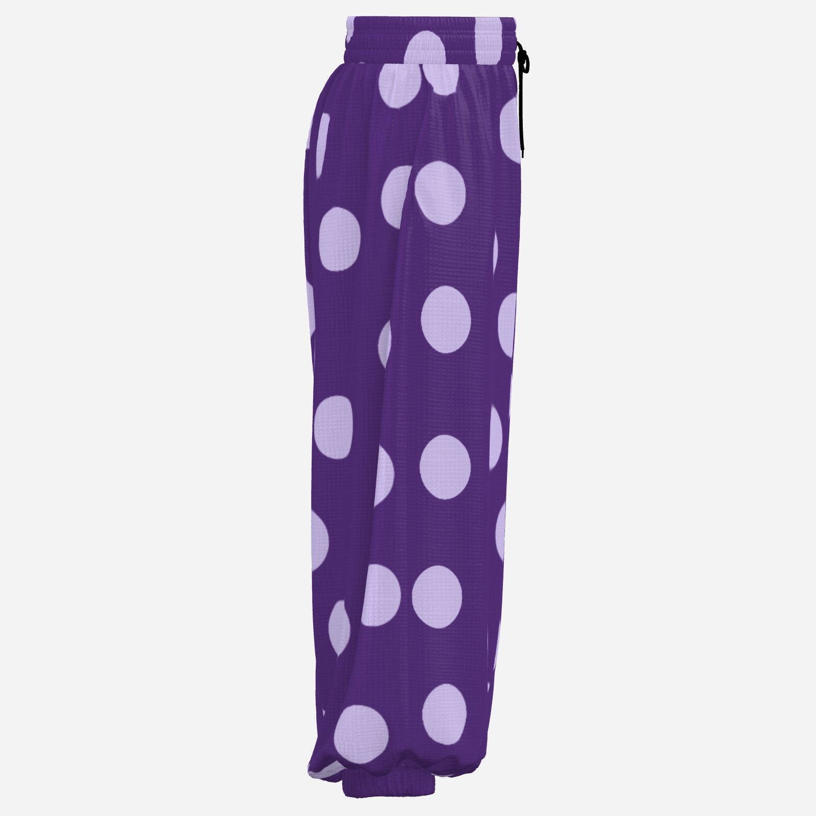Baggy Pantaloons Mirthful Purple Dots Clown Pants