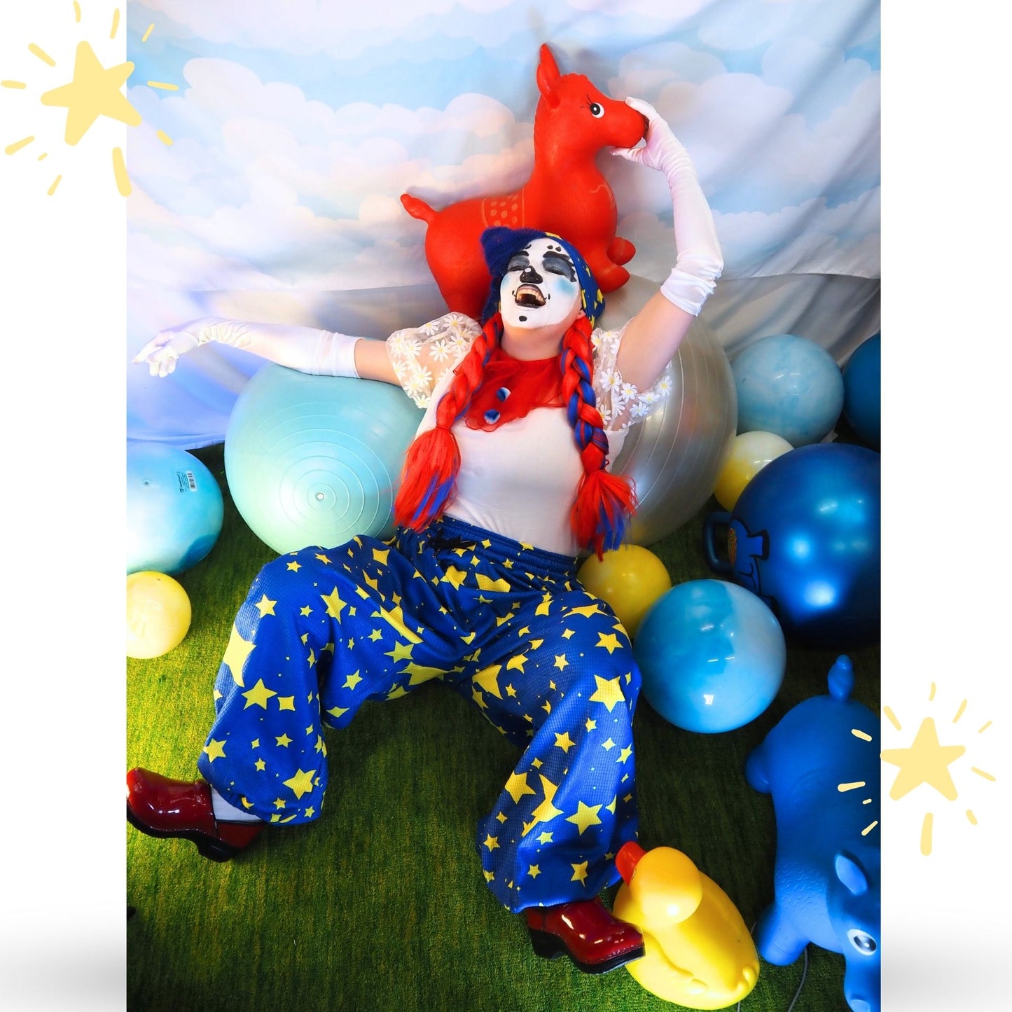 Nachtsternstaub-Clown-Pantaloons