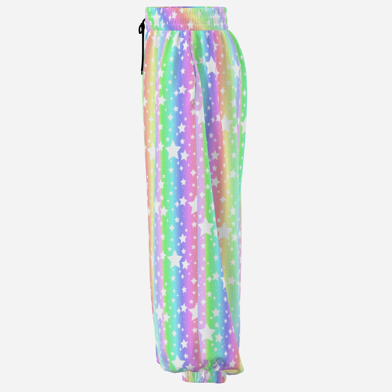 Baggy Pantaloons Pastel Rainbow Stardust Clown Pants