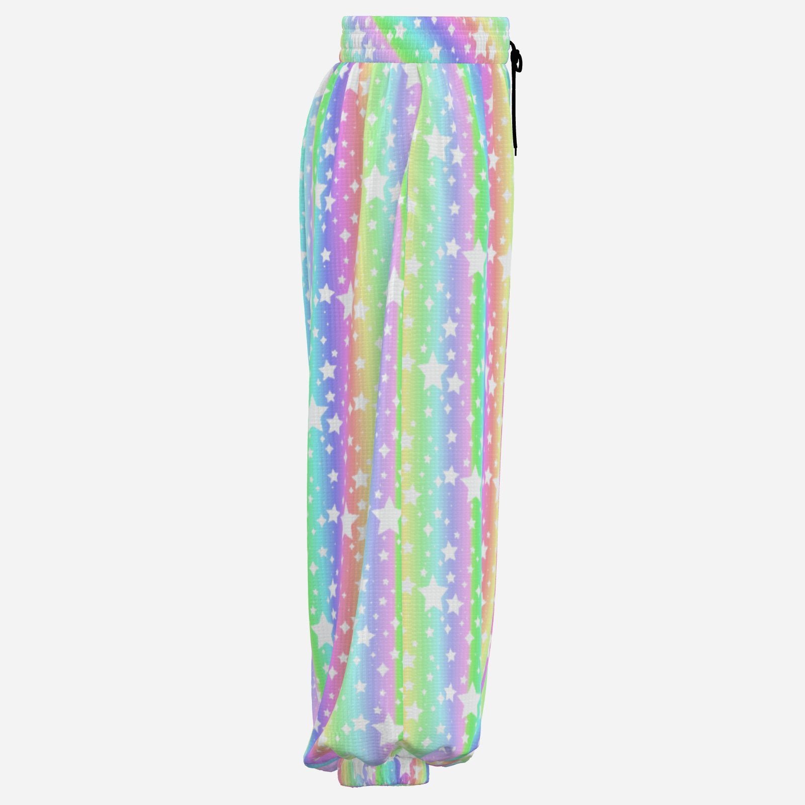 Baggy Pantaloons Pastel Rainbow Stardust Clown Pants