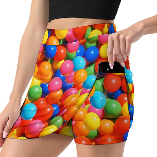 Balloonatic Party Skort with a side pocket