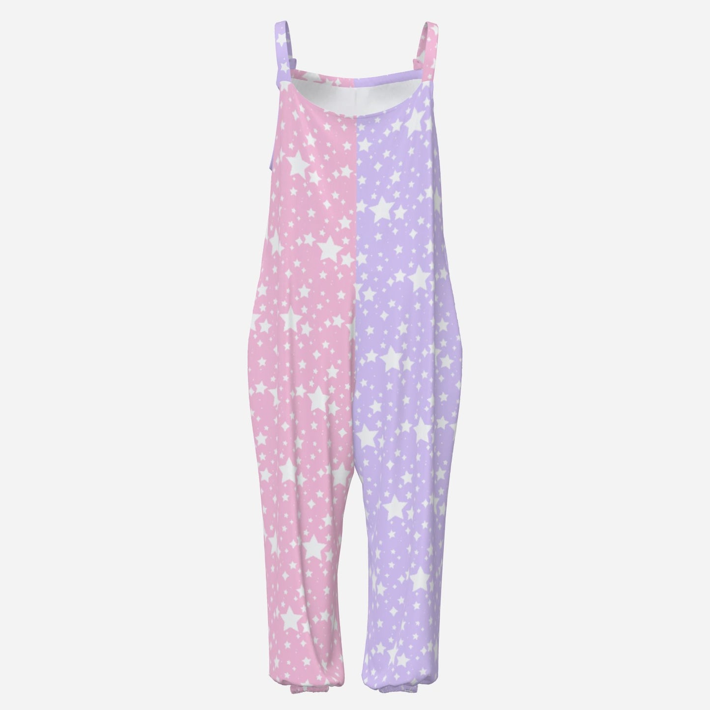 Balloony Braces Yume Stardust Pastel Jester Lavender Pink Overalls