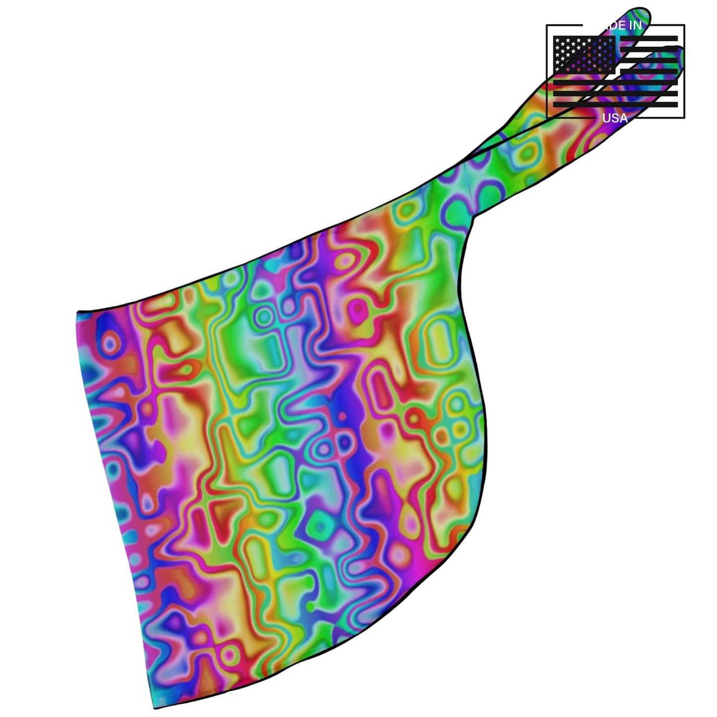 Cyber Rainbow Beach Sarong Wrap