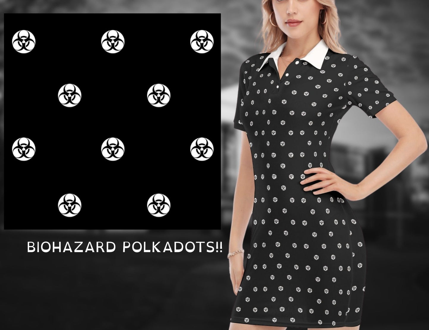 Biohazard Wednesday Dress