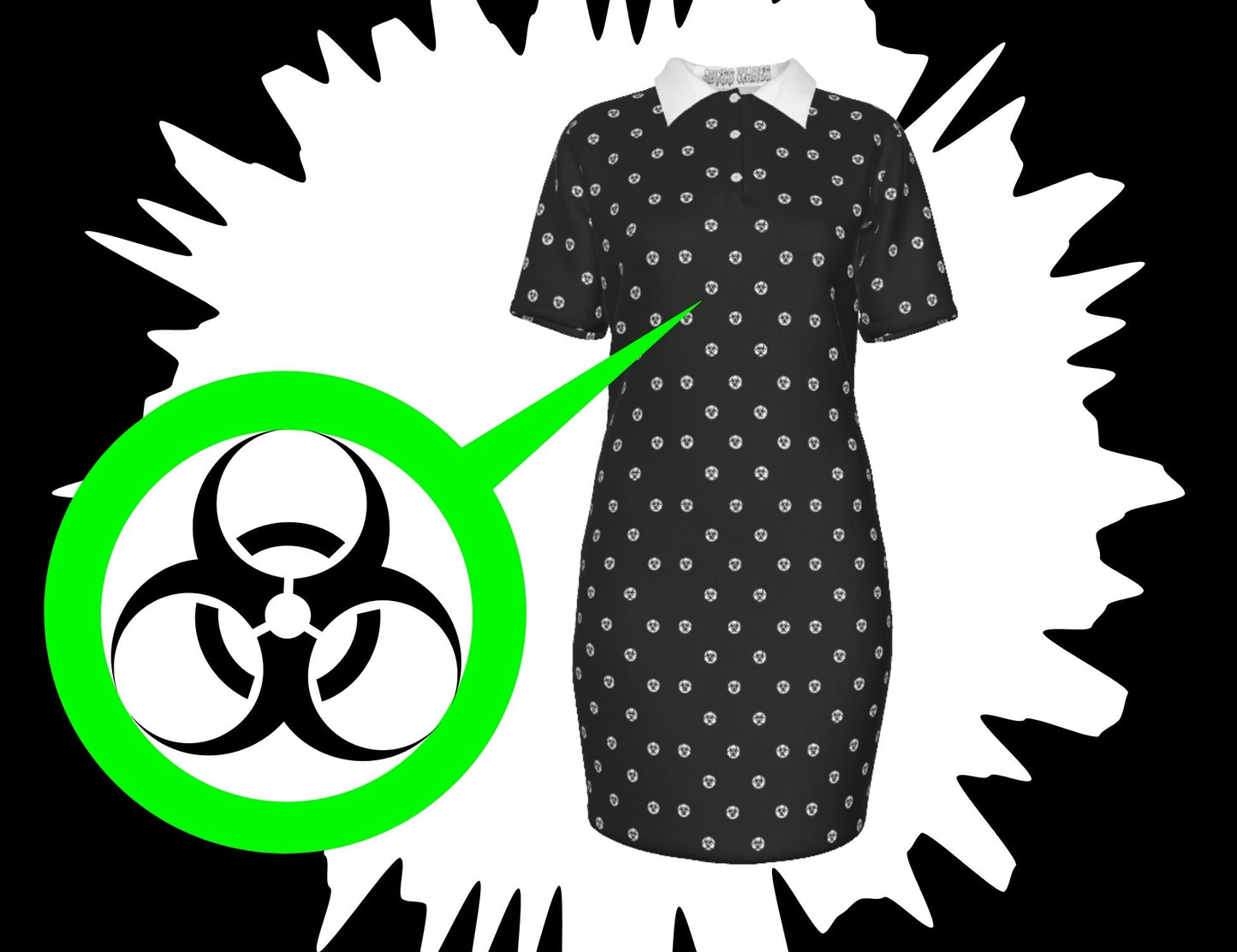 Biohazard Wednesday Dress
